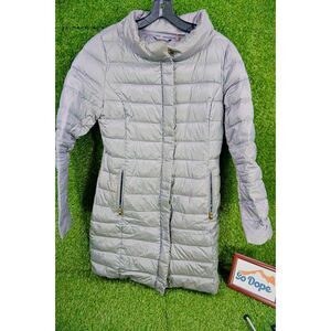 Tahari Gray Puffer Jacket - Women's Size S